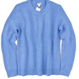 j crew blue sweater